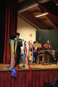L'attivista/Dott.ssa. Clelia Calabrò durante il suo intervento